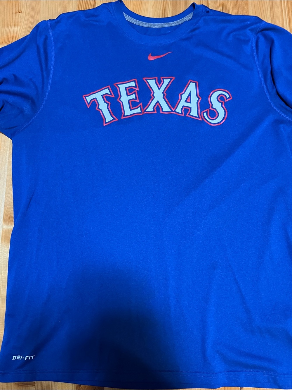 Nike Boys Royal Blue 'Texas' Dri-FIT Athletic Tee